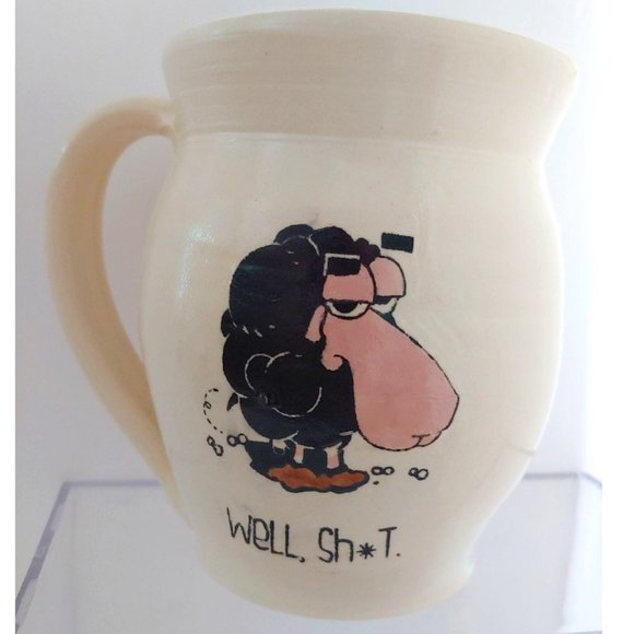 Pawley Studios "Well Sh*t" 20 oz Coffee Mug - Picture 1 of 7